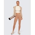 thumbnail image 3 of CRZ YOGA Butterluxe Mock Turtleneck Long Sleeve Crop Top Slim Fit Workout Casual Shirt, 3 of 6
