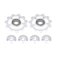 thumbnail image 1 of Milisten 2Pcs Aluminum Alloy Bike Wheel Rear Derailleur Pulley 11T for (Silver), 1 of 5