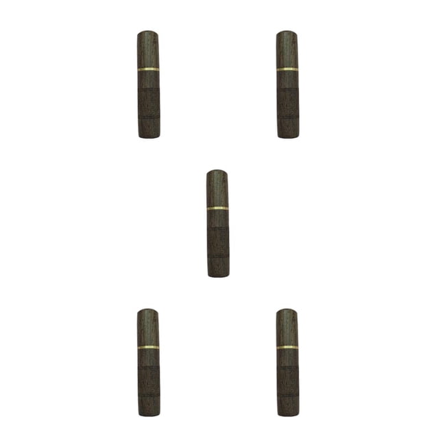 Monstrate Soporte para agujas de coser, contenedor de almacenamiento de punto de cruz DIY, caja de tubo organizador de tejido de cuero Tipo 8 5piezas