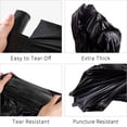 thumbnail image 6 of Toplive Trash Bags 6 Gallon 100 Count Garbage Bags [Extra Thick][Leak Proof] Rubbish Bags Wastebasket Bin Liners for Home Office Trash Can-Black, 6 of 7