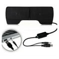 thumbnail image 3 of Mini Portable USB Stereo Speaker Soundbar For Notebook Laptop Mp3 Phone Music Player Computer PC With Clip Black ,Accurate Channel Search, 3 of 3