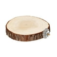 thumbnail image 2 of Agiferg Natural Wood Stand Toy for Small Medium Pet Bird Parrot Parakeet Squirrel Cage, 2 of 7