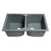 thumbnail image 5 of ALFI brand AB3220DI-T Titanium 32" Drop-In Double Bowl Granite Composite Kitchen Sink, 5 of 10