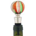 thumbnail image 2 of GlassOfVenice Murano Glass Bottle Stopper - Red and Green, 2 of 5