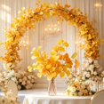 thumbnail image 7 of Artificial Yellow Branches Fall Leaf Stems For Vase Decor Wedding Centerpiece Seasonal Home Decoration, 7 of 7