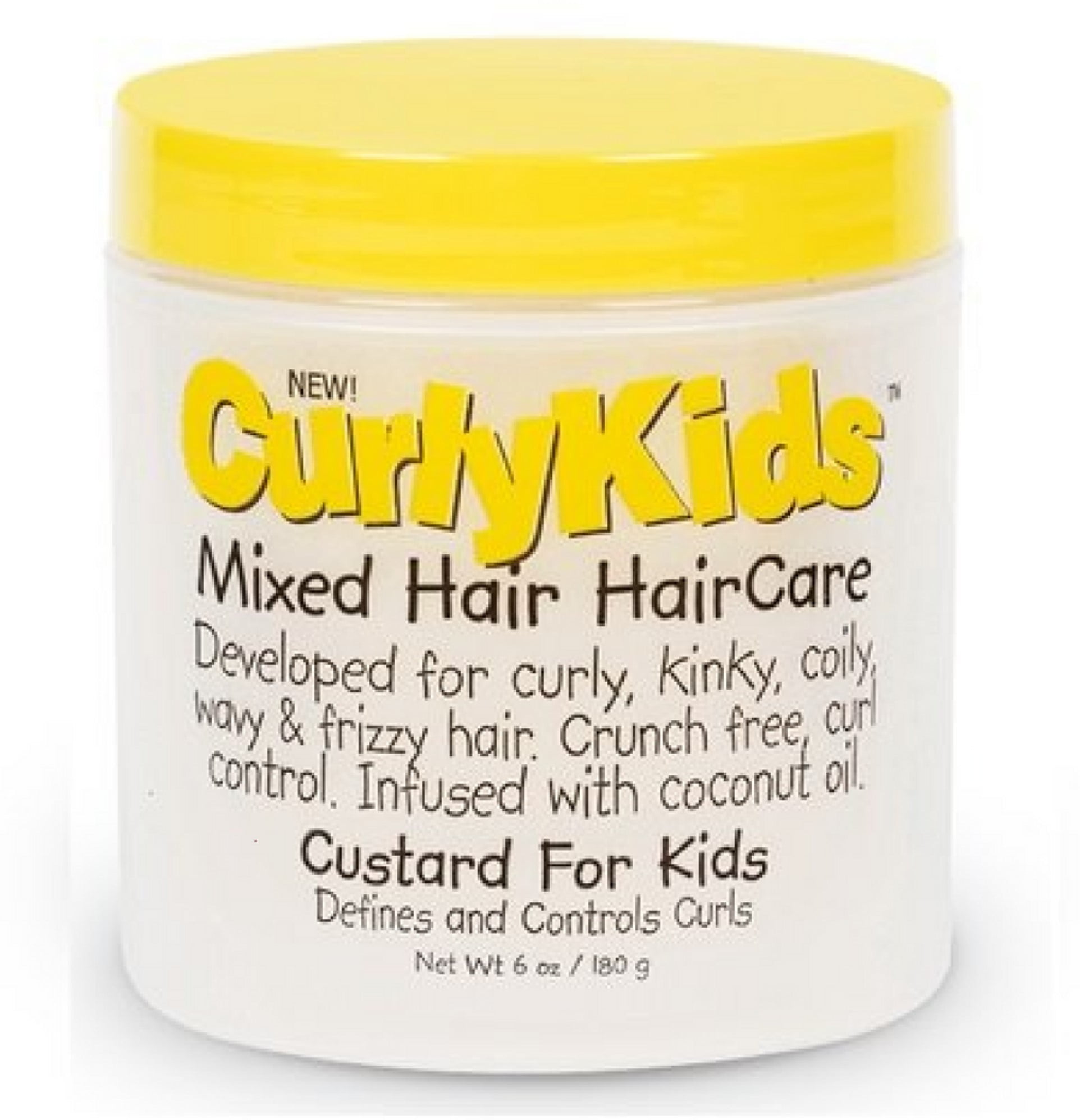 2 Pack Curly Kids Mixed Hair Haircare Custard For Kids 6 Oz Walmart