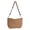 Brown, variant on Beach Straw Bags for Women, Summer Woven Handmade, Shoulder Bag Handbag Straw Crossbody Bag with Chain (Brown)