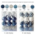 thumbnail image 3 of 24 piezas/caja de bolas de colores navideñas de 6 cm, de plástico galvanizado, para colgar en el árbol de Navidad, adornos navideños decorativos, 3 of 5