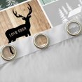 thumbnail image 4 of Homewish Jungle Bear Deer Black Out Curtains,Country Farmhouse Logdge Curtains Pack of 2 (42x63 Each),Green Brown Bedroom Curtains For Boys Teens,Ultra Soft Home Decor, 4 of 6