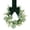 Z23-Dark Green, variant on Christmas Kitchen Cabinet Wreaths with Ribbon Bow, 10.2" Christmas Wreath Xmas Fireplace Decor, Red Berries Winter Window Wreath Garland for Door Window Christmas Party Decor, 1Pc(Red1,10.2x10.2")