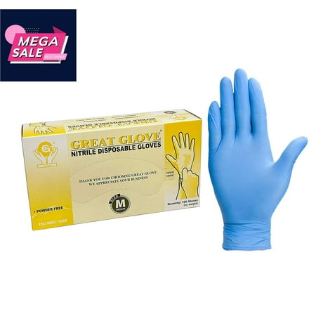 Nitrile Powder Free Soft Hand Protector Disposable 100 Pcs