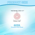 thumbnail image 2 of Uxcell 14mm Resin Rhinestone Clay Beads for Jewelry Making, 20 Pack, Pale Pink, 2 of 7
