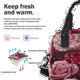 thumbnail image 5 of Herdesigns Floral Lunch Bag for Women Men Adult, Rose Large Insulated Reusable Lunch Box Leakproof Portable Cooler Tote Bags for Work Picnic Beach, 5 of 5