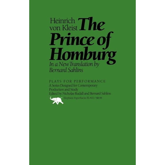 Plays for Performance The Prince of Homburg, (Paperback)