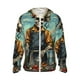thumbnail image 1 of Balery Skeleton Chef BBQ Scene Sudadera ligera de manga larga con capucha y protección solar UPF 50+ para hombre y mujer, ideal para pesca y running-3X-Large, 1 of 7