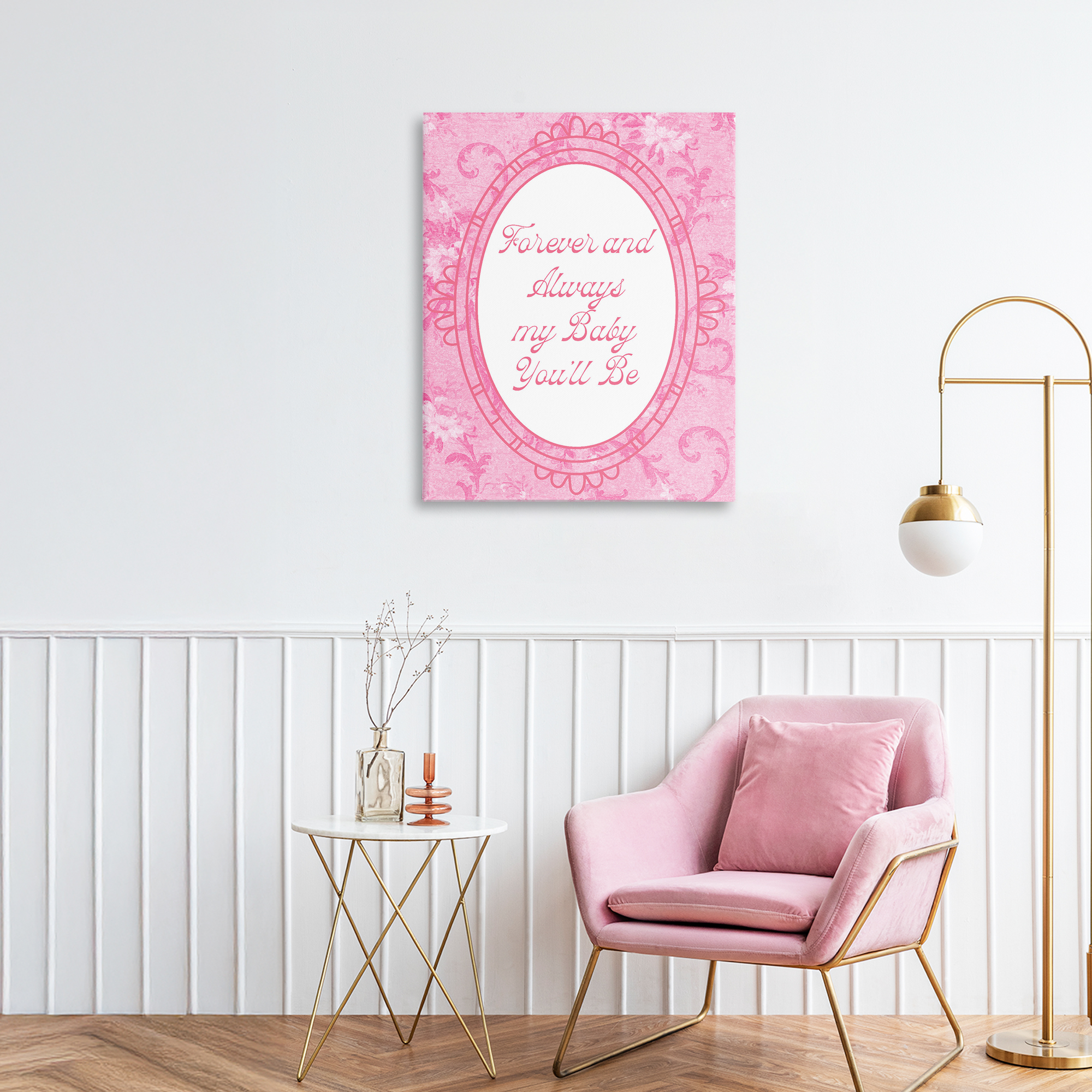 Stupell Industries Forever & Always My Baby Canvas Wall Art, design by Lil' Rue