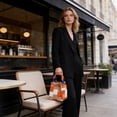 thumbnail image 5 of Gumesh Lightweight Tote Bag for Women,Knit Bucket Handbag for Daily Commuting - Small Item Storage, 9x6in, 5 of 7