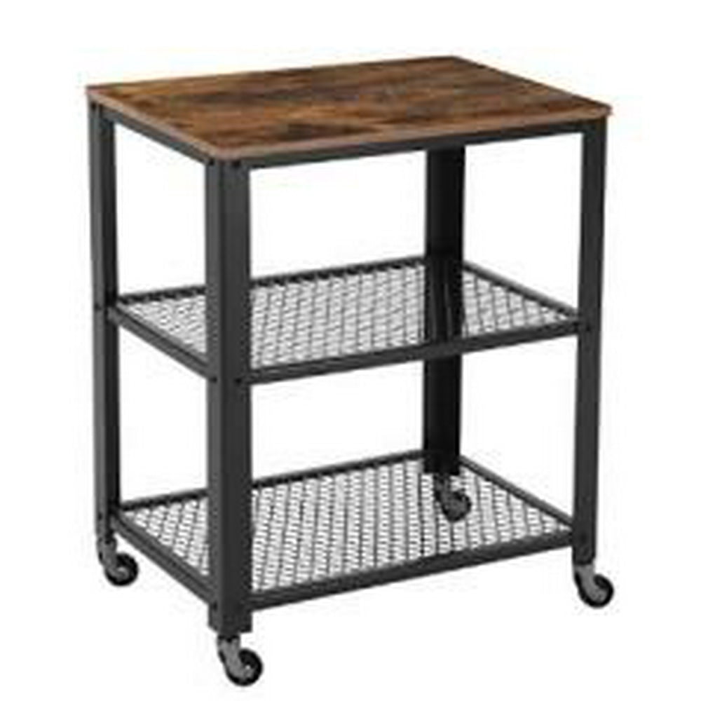 Zimtown 3-Tier Kitchen Utility Cart on Wheels with Storage for Living