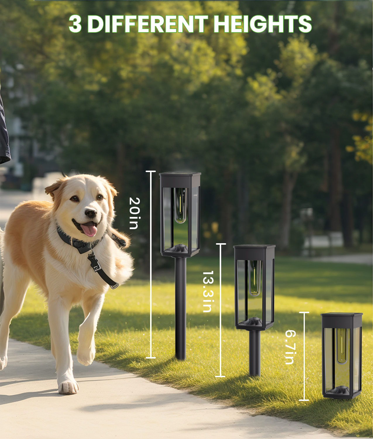 BITPOTT Solar Pathway Lights, 8-Pack, 30 Lumens, Warm White photo 7
