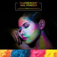 6color Nail Art Fluorescent Powder Highgloss Luminous Powder Pigment