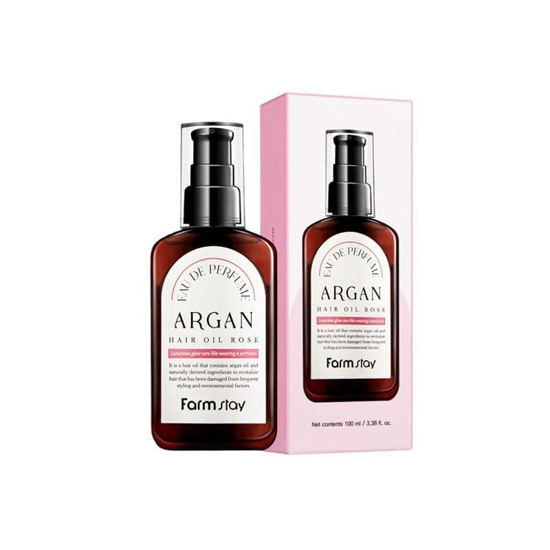 Farm Stay Eau de Parfum : Huile capillaire à l’argan 100 ml Rose