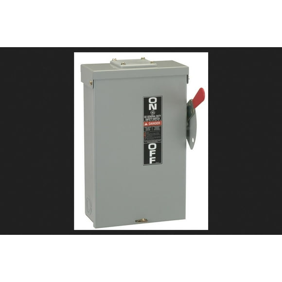 GE TG3222R 3 Wire 2 Pole Fusible Type TG General-Duty Safety Switch 240 Volt 60 Amp NEMA 3R Spec-Setter?