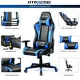 Ergonomic GTRACING Gaming Chair with Bluetooth Speakers, PU Leather
