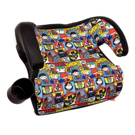 KidsEmbrace Backless Booster Car Seat, DC Comics Justice League Chibi