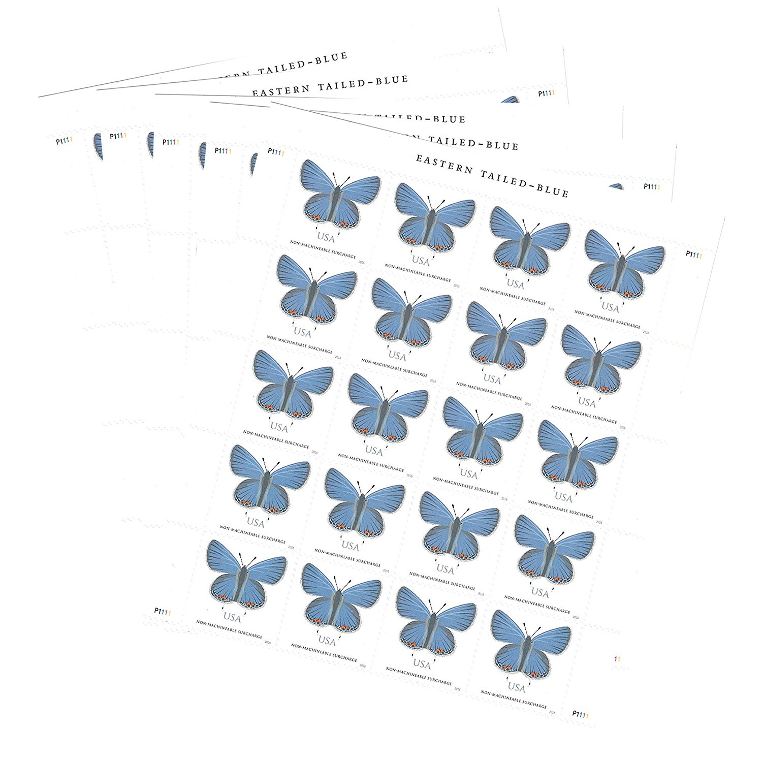 Eastern TailedBlue Butterfly 5 Sheets of 20 stamps twoounce Forever