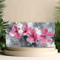 thumbnail image 4 of 1 Pcs 2D Flat License Plate Covers & Frames, Pink Flowers on For Decorative Front, Waterproof For Decoration Aluminum License Plate Covers & Frames Cover For Men Women, 12" X 6", 4 of 6