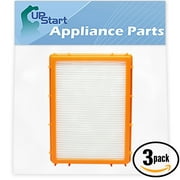 3-Pack Replacement Eureka 4870T Vacuum HEPA Filter - Compatible Eureka HF-2 HEPA Filter