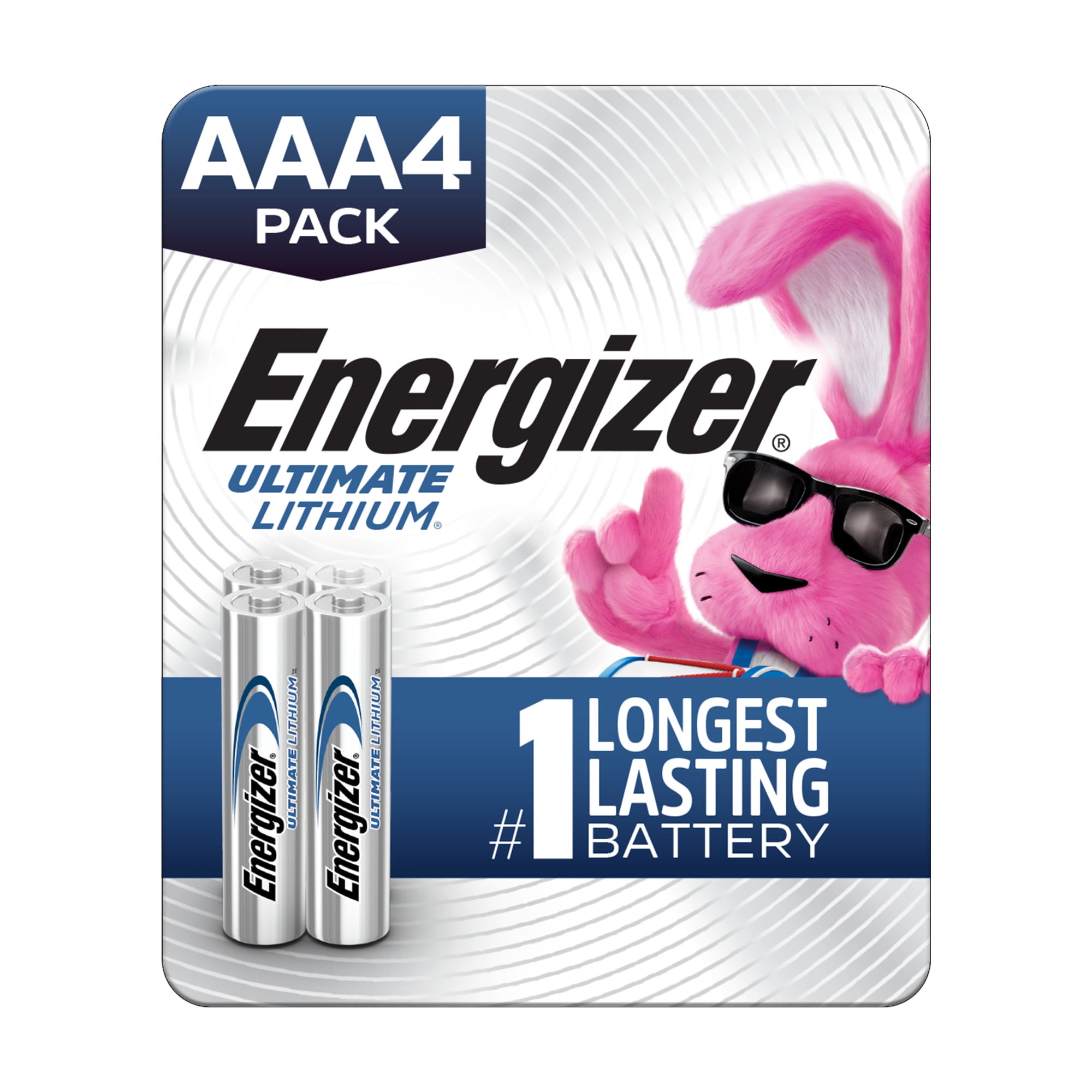 (2 pack) Energizer Ultimate Lithium AAA Batteries (4 Pack), Lithium 1.5V Triple A Batteries