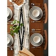 thumbnail image 2 of Southwestern Table Runner-Cotton Linen- 60 Inch Holiday Dresser Scarves, Tribal Ethnic Vintage Patterns Ethnic Tablerunner for Kitchen Coffee/Dining Bedroom Home Living Room Dinner Scarf Décor 13x60, 2 of 9