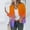 Orange coat for women, variant on Usmixi Blazer Jacket for Women Womens Blazer Coats Fall Lightweight Thin Fashion Gradient Suit Jacket Long Sleeve Button Lapel Business Blazer Top with Pocket Winter Blazer Jacket