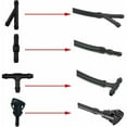 thumbnail image 4 of Windshield Cleaning Hose, Windshield Wiper Hose Kit, 5M Windshield Washer Fluid Hose With 15 Hose Fittings And 2 Nozzles, 4 of 4