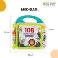 thumbnail image 5 of Libro Didactico para Aprender Inglés para Bebés Let´s Play Juguete Electronico Color Verde, 5 of 5