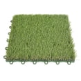 thumbnail image 2 of Qiilu Outdoor Lawn Mat 3cm Turf Plastic Grass Bottom Waterproof Grass Board Splice Board Lawn Artificial Rug Artificial Grass, 2 of 8