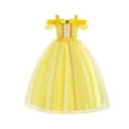 thumbnail image 4 of Vestido de Bella para niña, disfraz de princesa elegante de Navidad para niños, disfraz de Blancanieves para Halloween, fiesta de disfraces de fantasía de 3 a 10 años, 4 of 5