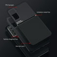 thumbnail image 3 of Slim Leather Magnetic Texture Slim Matte Back Phone Cove Cases For Samsung Galaxy S22 Plus (Blue), 3 of 7