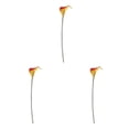 thumbnail image 3 of kurtrusly Wedding Decor With Simulated Calla - Choose Variety Of Colors And Styles With High 3D And Simulation Durable PU reddish yellow 3PCS, 3 of 6
