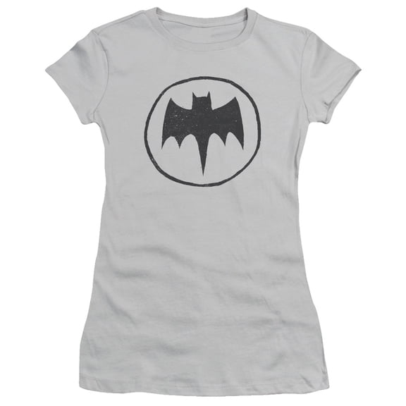 Batman Handywork S/S Junior Women's T-Shirt Sheer-Silver