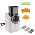 thumbnail image 3 of Versatile Electric Cheese Grater Detachable Electric Salad Maker for Home Kitchen Vegetable Slicer for Potato Cheeses, 3 of 5
