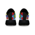 thumbnail image 4 of Autism Awareness American flag Shoes Sneakers for Women Men Black Size 4.5, 4 of 7