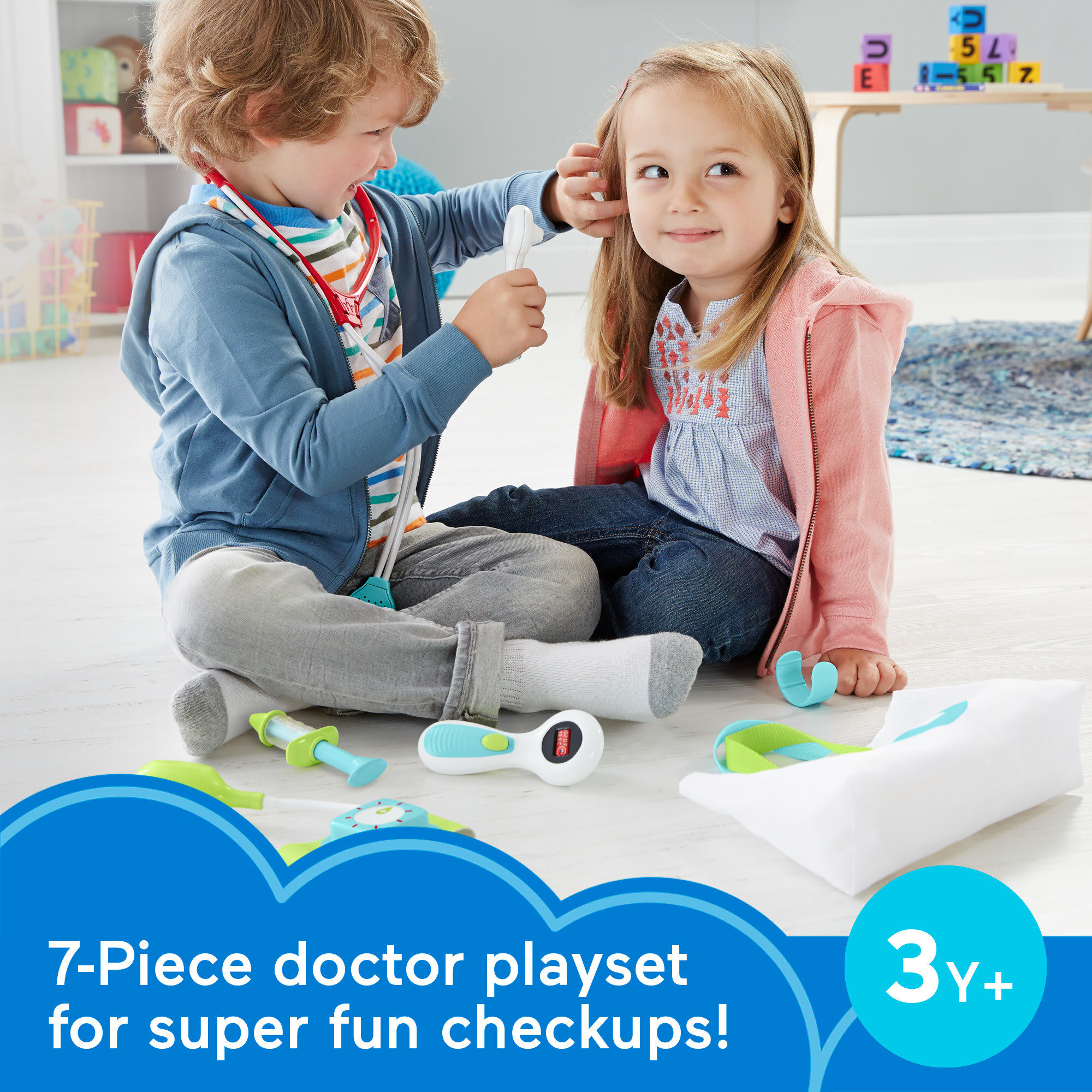 Fisher-Price Medical Kit 7-Piece Doctor Playset photo 2