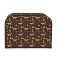 thumbnail image 2 of Daiia Fox In Forest Pattern 4 slice Toaster Cover, Toaster Appliance Dust-proof Cover For Kitchen Small Appliance Dust Cover and Fingerprint Protection, 2 of 7