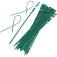 thumbnail image 2 of 100 lazos ajustables para plantas de jardín, lazos giratorios de plástico flexible multiusos para enredadera segura (verde) Namotu PTL129, 2 of 7