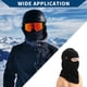 thumbnail image 2 of Máscara facial balaclava única de Bargains con agujero para gafas, capucha de sol larga, máscaras para motocicleta y ciclismo, 1 pieza negra, 2 of 6