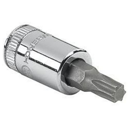 GearWrench 3/8" Antrieb Tamper Torx Bit T45 - Manipulationssicher, Hitzebehandelt, Langlebig, Schwarz