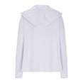 thumbnail image 6 of YDFCWXW Womens Sun Protection Jacket Hoodie UPF 50+ Long Sleeve Zip Up Sun Shirt Clothing Lightweight Outdoor Athletic Jacket White, 3XL, 6 of 8