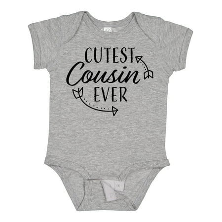 

Inktastic Cutest Cousin Ever with Arrows Boys or Girls Baby Bodysuit